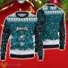 Philadelphia Eagles Christmas Reindeer Winter Pattern Ugly Christmas Sweater Christmas Gift For Family Product Photo 1