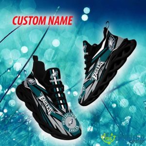 Philadelphia Eagles Insignia Custom Name Chunky Sneaker AOP Gift Fans Max Soul Shoes - Philadelphia Eagles Max Soul Sneaker NFL photo 1