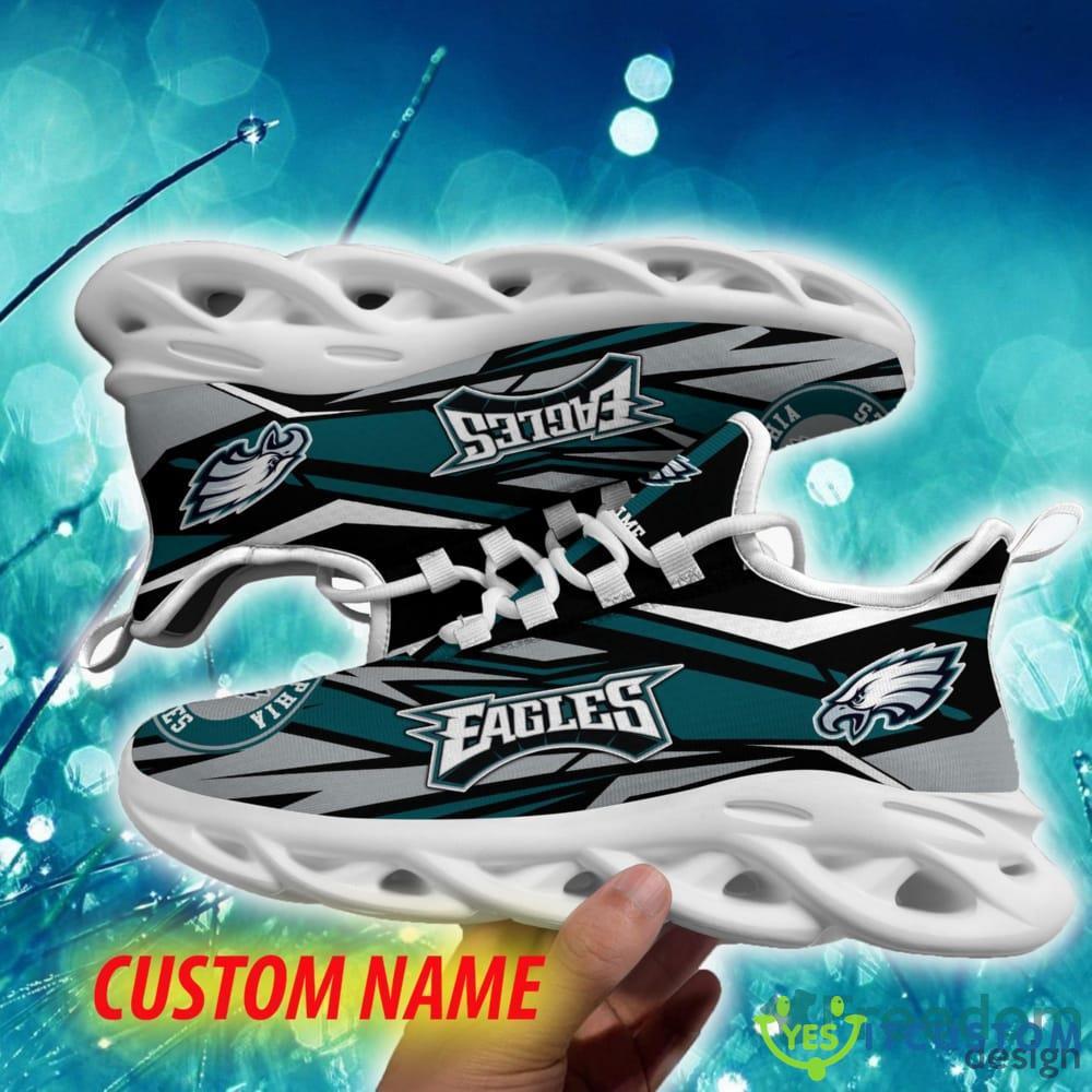 Philadelphia Eagles Insignia Custom Name Chunky Sneaker AOP Gift Fans Max Soul Shoes 5 Philadelphia Eagles Insignia Custom Name Chunky Sneaker AOP Gift Fans Max Soul Shoes - Philadelphia Eagles Max Soul Sneaker NFL photo 5