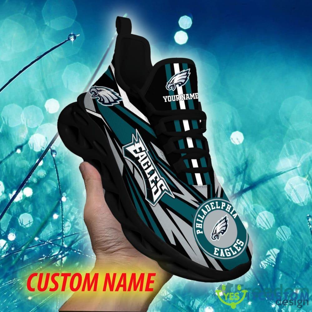 Philadelphia Eagles Insignia Custom Name Chunky Sneaker AOP Gift Fans Max Soul Shoes 7 Philadelphia Eagles Insignia Custom Name Chunky Sneaker AOP Gift Fans Max Soul Shoes - Philadelphia Eagles Max Soul Sneaker NFL photo 7