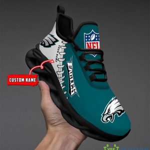 Philadelphia Eagles Max Soul Shoes Style 3 Custom Name Running Sneakers For Fans Gift - Philadelphia Eagles-PERSONALIZED MAX SOUL SHOES_2