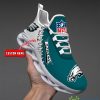 Philadelphia Eagles Max Soul Shoes Style 3 Custom Name Running Sneakers For Fans Gift - Philadelphia Eagles-PERSONALIZED MAX SOUL SHOES_1