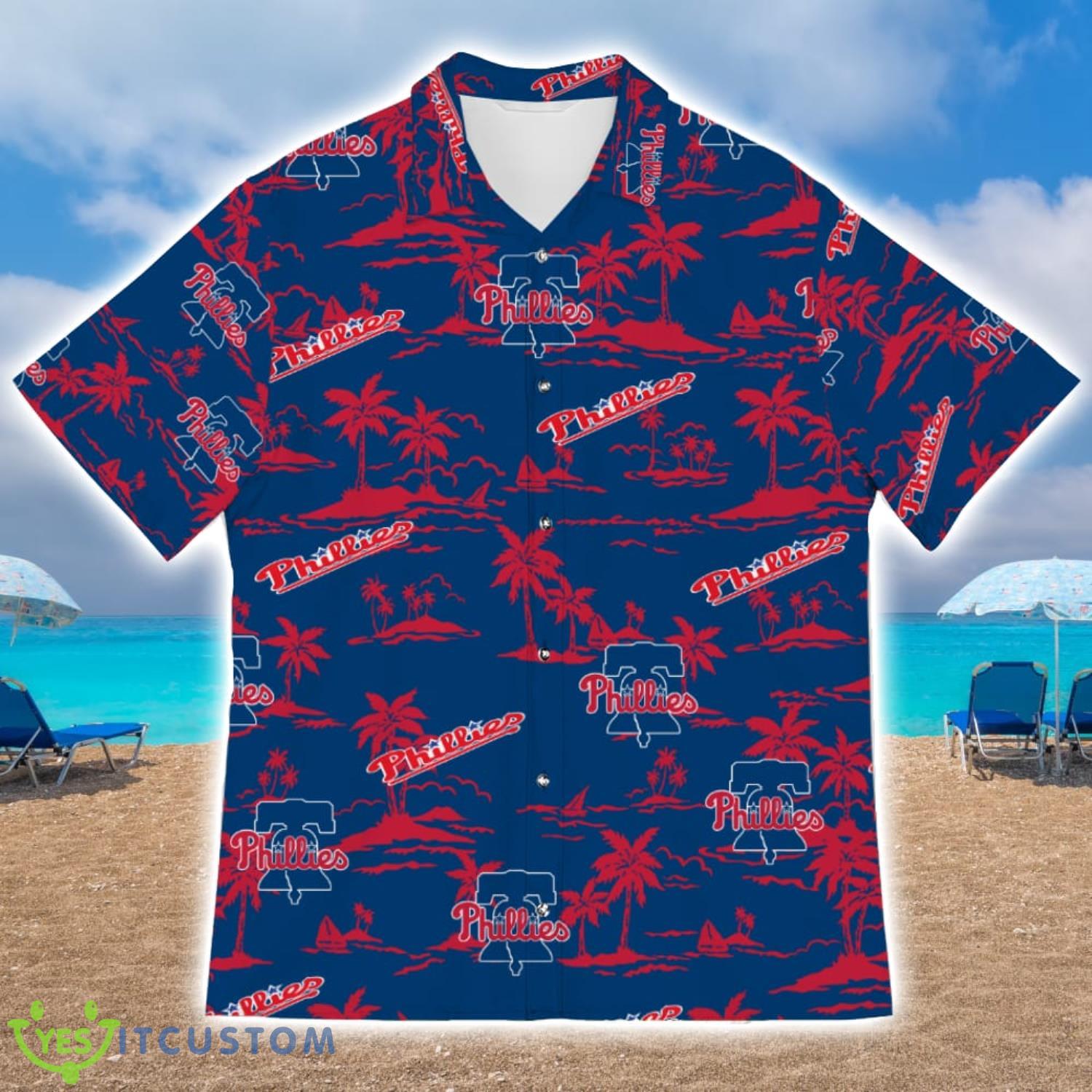 Philadelphia Phillies Island Pattern Tree All Over Printed 3D Hawaiian Shirt Summer Gift 7 Philadelphia Phillies Island Pattern Tree All Over Printed 3D Hawaiian Shirt Summer Gift Product Photo 2