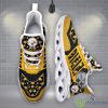 Pittsburgh Steelers Collection Sneakers Flower Pattern Max Soul Shoes Product Photo 1