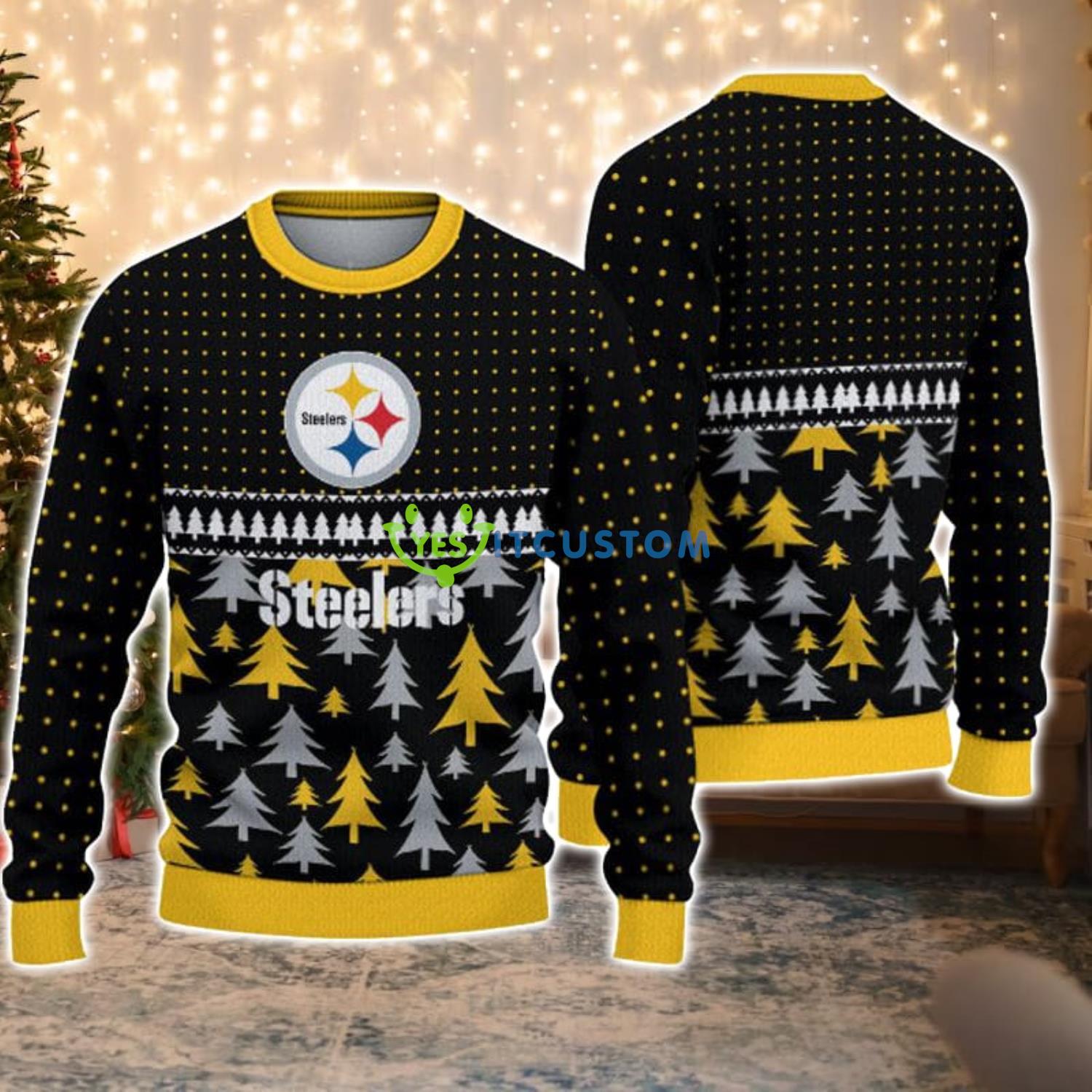 Pittsburgh Steelers Cool Christmas Gift Ugly Christmas Sweater Product Photo 1