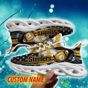 Pittsburgh Steelers Motivate Custom Name Chunky Sneaker AOP Gift Fans Max Soul Shoes - Pittsburgh Steelers Max Soul Sneaker NFL photo 5