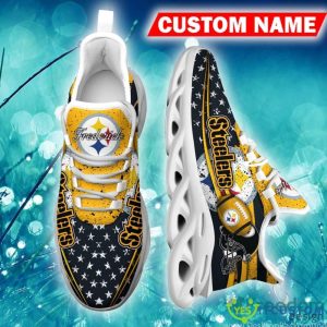 Pittsburgh Steelers Motivate Custom Name Chunky Sneaker AOP Gift Fans Max Soul Shoes - Pittsburgh Steelers Max Soul Sneaker NFL photo 6