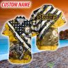 Pittsburgh Steelers NFL Angry Star Hawaiian Shirt Custom Name For Fans Gift - Pittsburgh Steelers NFL Angry Star Hawaiian Shirt Custom Name For Fans Gift