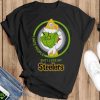 Pittsburgh Steelers NFL Christmas Grinch I Hate People But I Love My Favorite Football Team T Shirt - Black T-Shirt