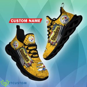 Pittsburgh Steelers NFL Crack Pattern Running Shoes Personalized Style Flag US Max Soul Sneakers 5 Pittsburgh Steelers NFL Crack Pattern Running Shoes Personalized Style Flag US Max Soul Sneakers - Pittsburgh Steelers NFL Crack Pattern Running Shoes Personalized Style Max Soul Sneakers Photo 6