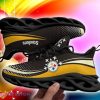Pittsburgh Steelers Xmas Pattern Max Soul Sneakers Snowflakes Christmas Shoes - Pittsburgh Steelers Xmas Pattern Chunky Sneakers Ugly Christmas Max Soul Shoes Photo 6