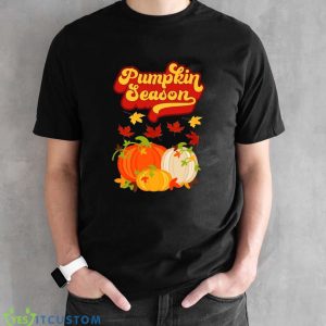 Pumpkin Season T-Shirt For Men Women And Youth Gift For Halloween - Black Unisex T-Shirt