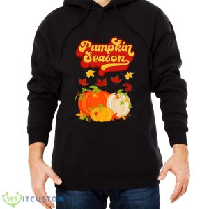 Pumpkin Season T-Shirt For Men Women And Youth Gift For Halloween - Men Black Hoodie
