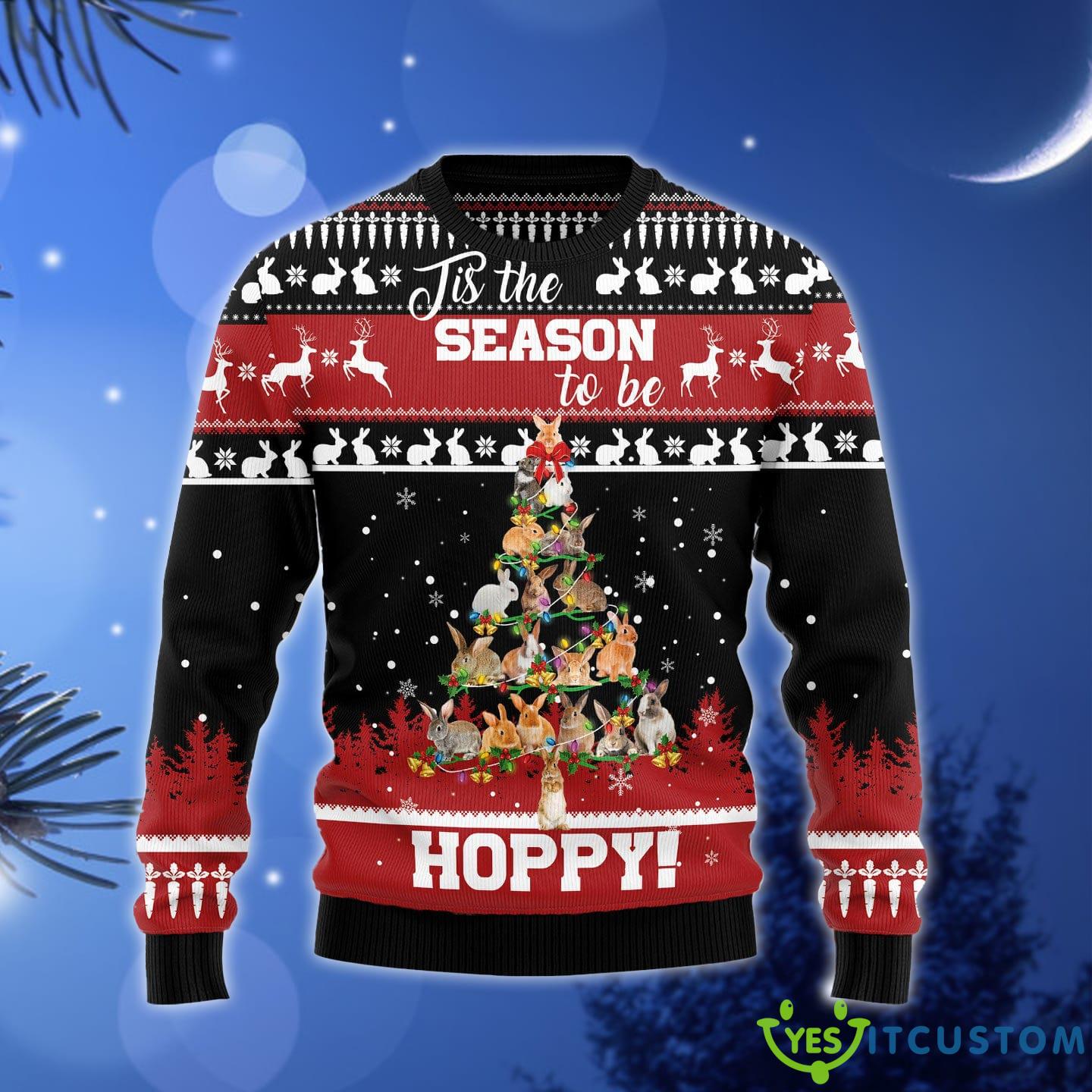 Rabbit Tree Ugly Christmas Sweater Gift Men Women - Rabbit Tree Ugly Christmas Sweater Gift Men Women_1