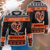 Real Women Love Football Smart Women Love The Cincinnati Bengals Ugly Christmas Sweater Christmas Gift For Fans Product Photo 1