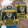 Real Women Love Football Smart Women Love The Green Bay Packers Ugly Christmas Sweater Christmas Gift For Fans Product Photo 1