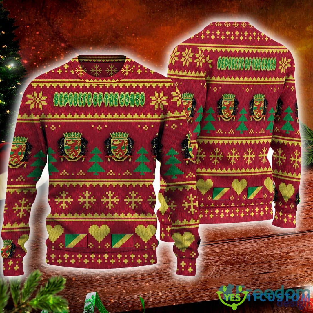 Republic Of The Congo Knitted Sweater Woven All Over Print For Men And Women Gift Christmas Holiday 3 Republic Of The Congo Knitted Sweater Woven All Over Print For Men And Women Gift Christmas Holiday - Republic Of The Congo Knitted Sweater Woven All Over Print For Men And Women Gift Christmas Holiday