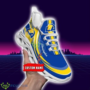 Running Sneakers NFL Los Angeles Rams Personalized Name Max Soul Chunky Sneakers 6 Running Sneakers NFL Los Angeles Rams Personalized Name Max Soul Chunky Sneakers Product Photo 3