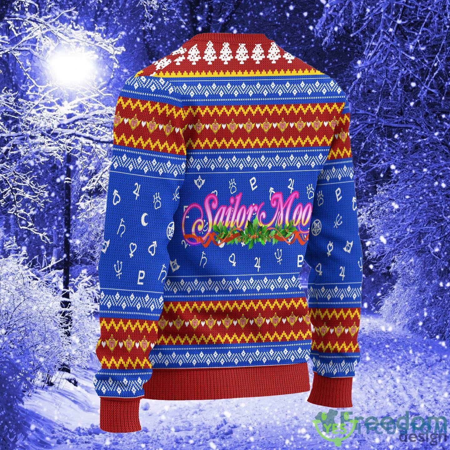 Sailor Moon Anime Xmas Women Mens Ugly Christmas Sweater 8 Sailor Moon Anime Xmas Women Mens Ugly Christmas Sweater - Sailor Moon Ugly Christmas Sweater Anime Xmas Gift_2
