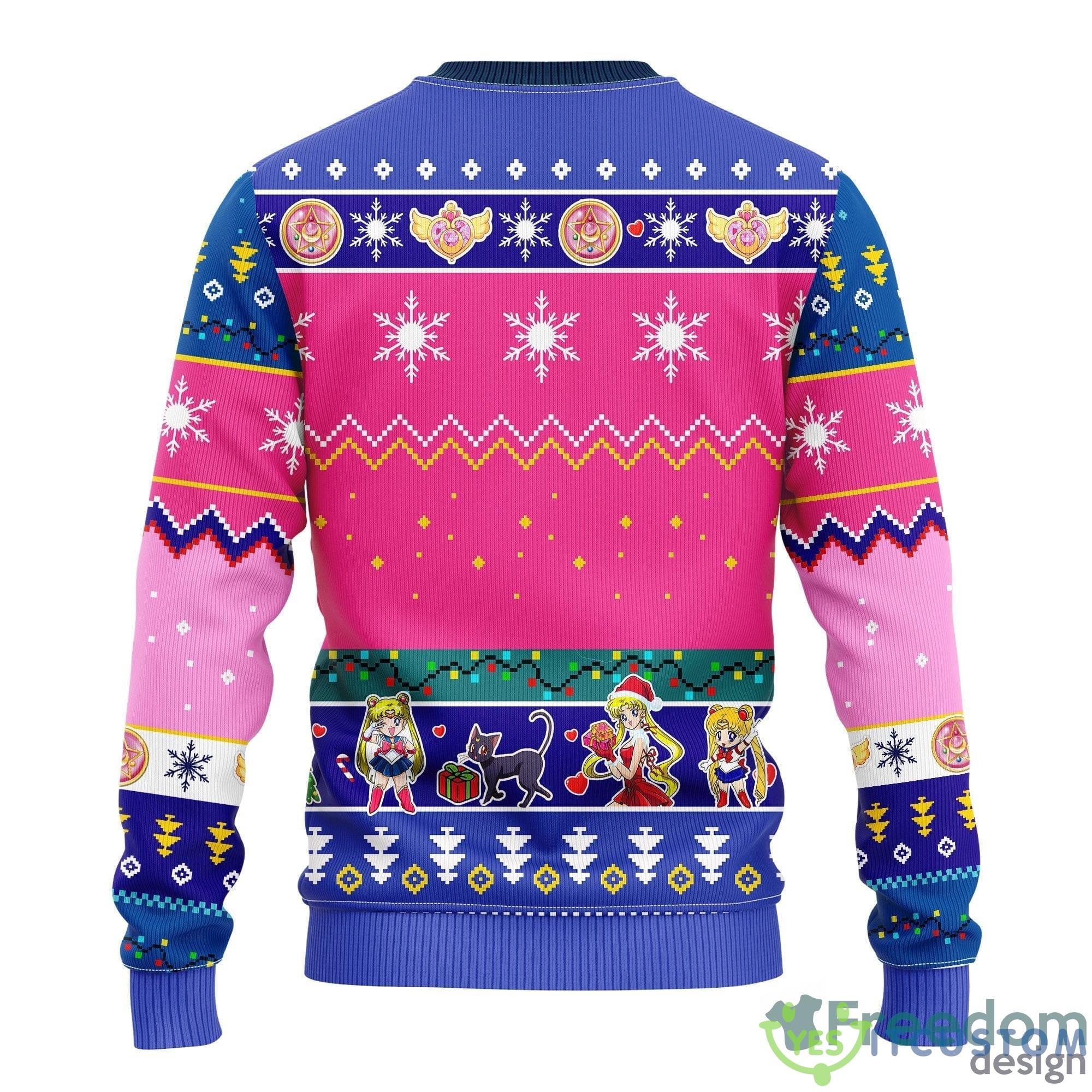Sailor Moon Thanksgiving Women Mens Ugly Christmas Sweater 6 Sailor Moon Thanksgiving Women Mens Ugly Christmas Sweater - Sailor Moon Ugly Christmas Sweater Amazing Gift Idea Thanksgiving Gift_2
