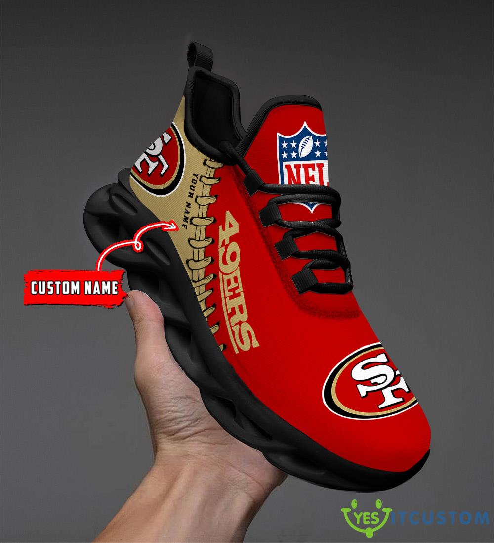 San Francisco 49ers Max Soul Shoes Style 9 Custom Name Running Sneakers For Fans Gift 10 San Francisco 49ers Max Soul Shoes Style 9 Custom Name Running Sneakers For Fans Gift - San Francisco 49ers-PERSONALIZED MAX SOUL SHOES_2