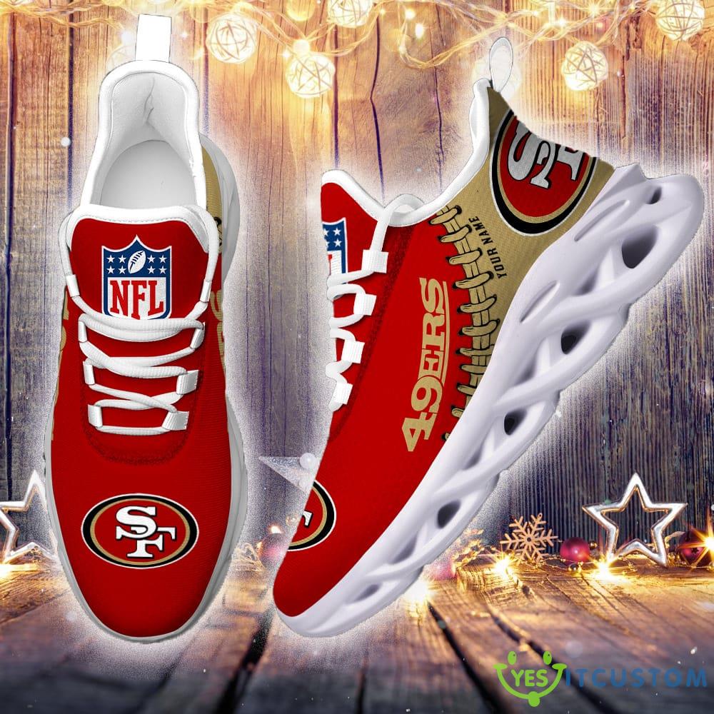 San Francisco 49ers Max Soul Shoes Style 9 Custom Name Running Sneakers For Fans Gift 3 San Francisco 49ers Max Soul Shoes Style 9 Custom Name Running Sneakers For Fans Gift - San Francisco 49ers-PERSONALIZED MAX SOUL SHOES_3