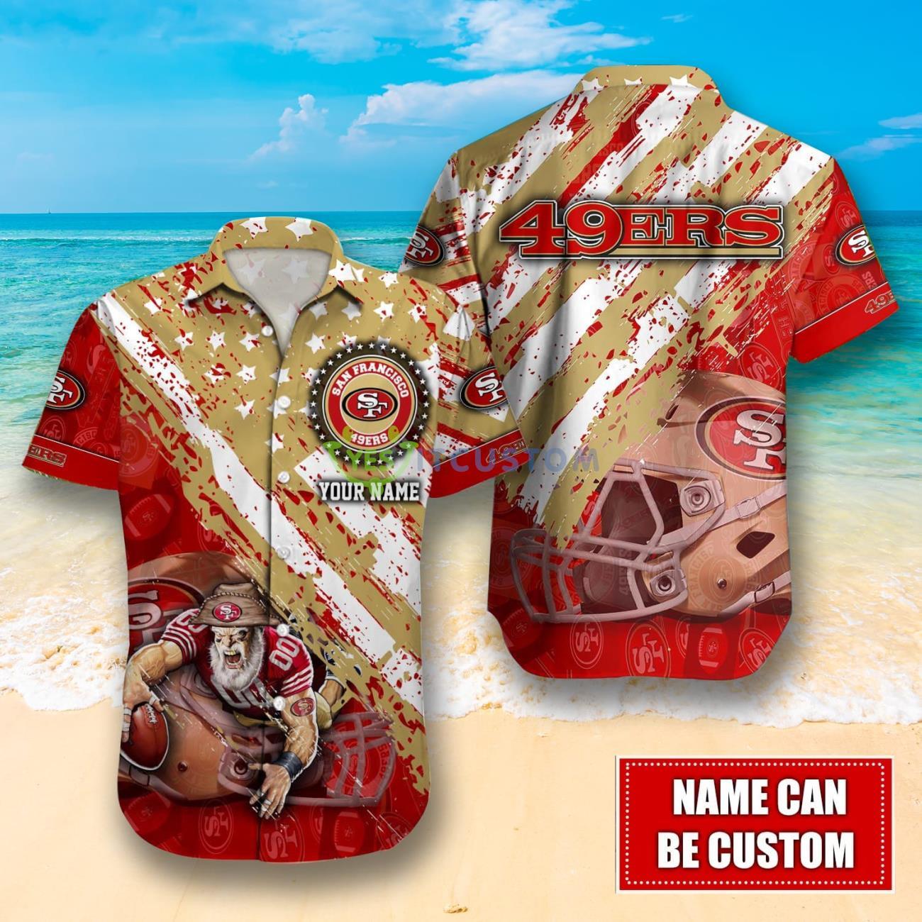 San Francisco 49ers NFL Personalized Hawaiian Shirt Best Gift For Fans 2 San Francisco 49ers NFL Personalized Hawaiian Shirt Best Gift For Fans Product Photo 1