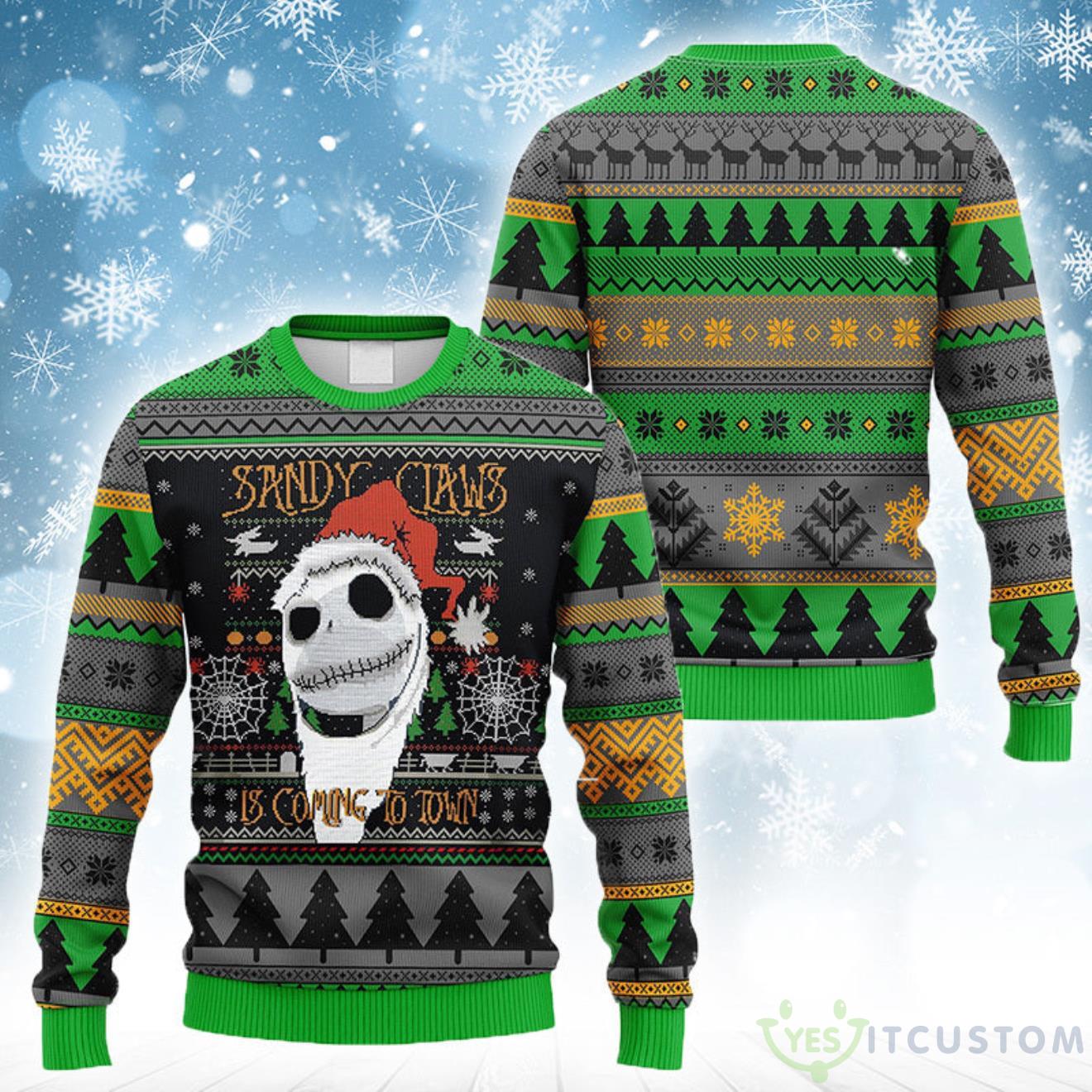 Sandy Claws Is Coming To Town Ugly Sweater 7 Sandy Claws Is Coming To Town Ugly Sweater Product Photo 1