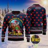 Santa and Bigfoot Are A Couple All Over Printed 3D Ugly Christmas Sweater Christmas Gift Product Photo 1