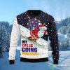 Santa Claus Ski All Over Printed 3D Ugly Christmas Sweater Christmas Gift Product Photo 1