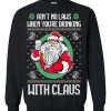 Santa Claus Ugly Sweater For Christmas Product Photo 1