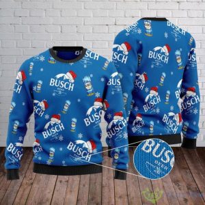 Santa Hat Busch Ugly Christmas Sweater 3 Santa Hat Busch Ugly Christmas Sweater Product Photo 2