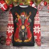 Santa Skeleton Driving Ugly Sweater For Christmas Product Photo 1