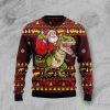 Santassic Park Ugly Sweater For Christmas Product Photo 1