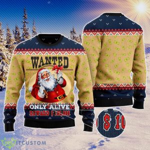 Satan Claus Wanted Only Alive 3D Ugly Christmas Sweater For Men And Women Christmas Gift Product Photo 1