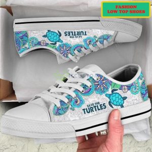 Save Turtle Fashion Low Top Shoes Product Photo 1