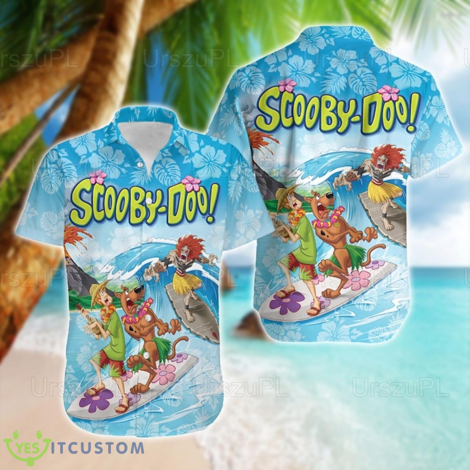 Scooby Doo Hawaiian Shirt Product Photo 1