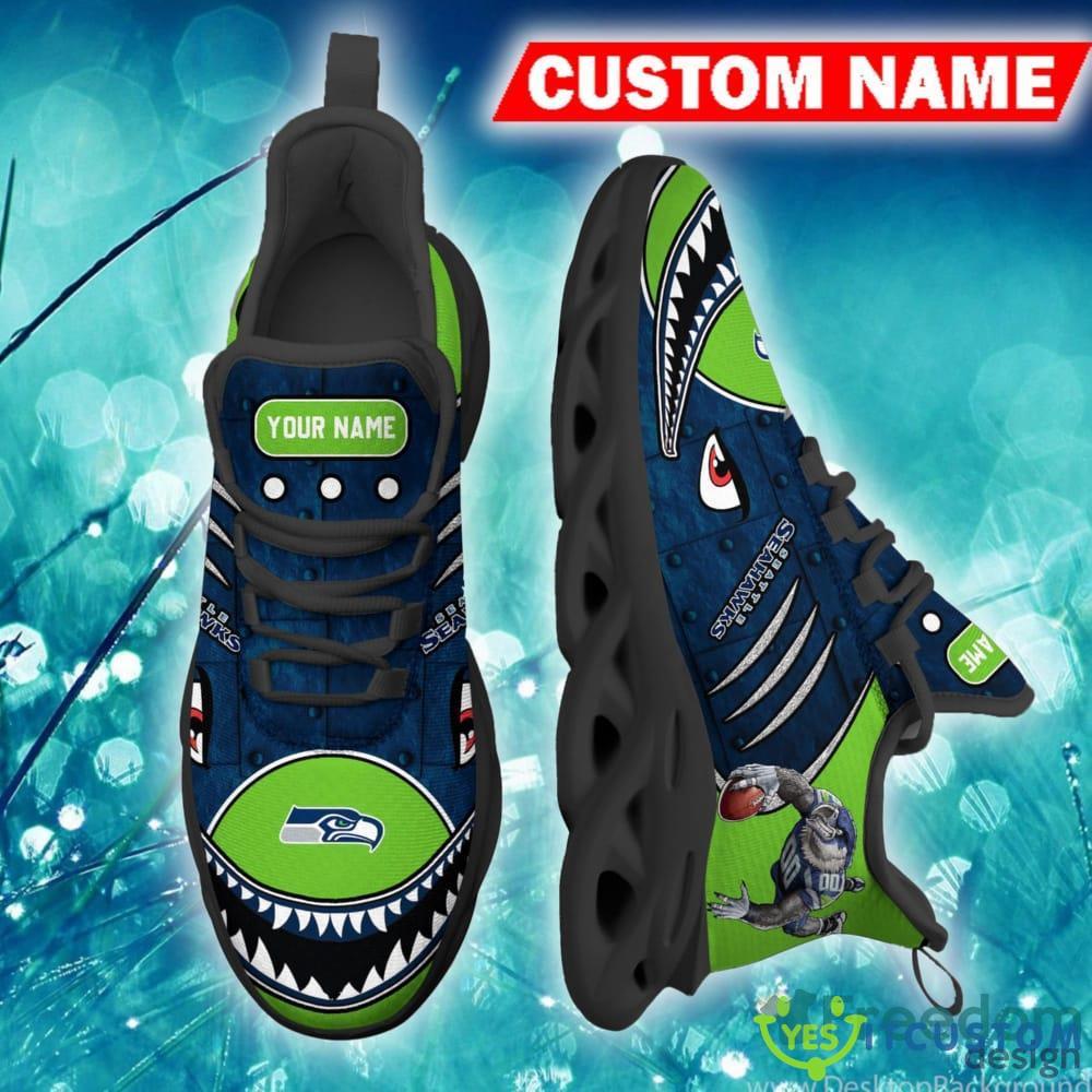 Seattle Seahawks Impression Custom Name Chunky Sneaker AOP Gift Fans Max Soul Shoes 3 Seattle Seahawks Impression Custom Name Chunky Sneaker AOP Gift Fans Max Soul Shoes - Seattle Seahawks Max Soul Sneaker NFL photo 3