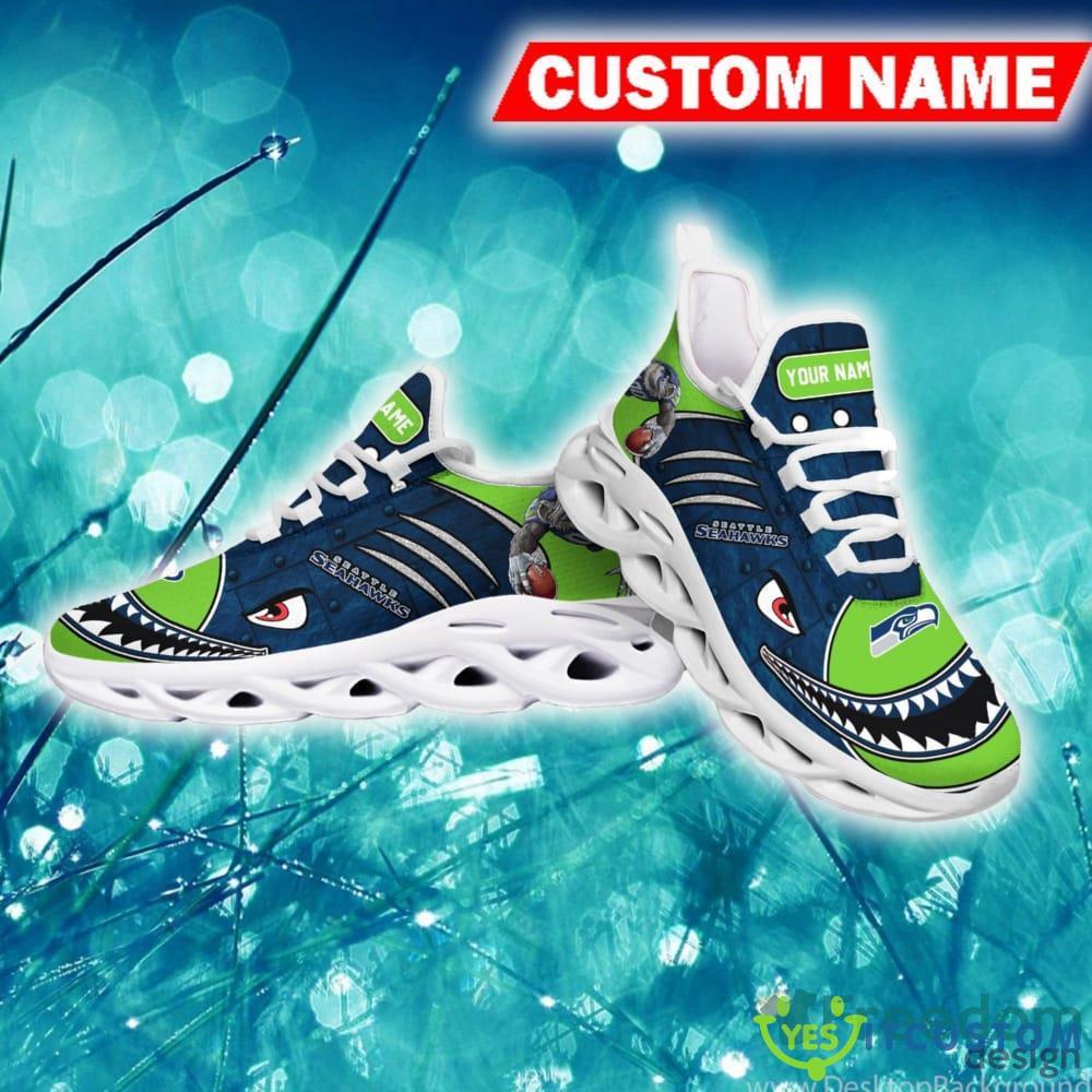 Seattle Seahawks Impression Custom Name Chunky Sneaker AOP Gift Fans Max Soul Shoes 4 Seattle Seahawks Impression Custom Name Chunky Sneaker AOP Gift Fans Max Soul Shoes - Seattle Seahawks Max Soul Sneaker NFL photo 4