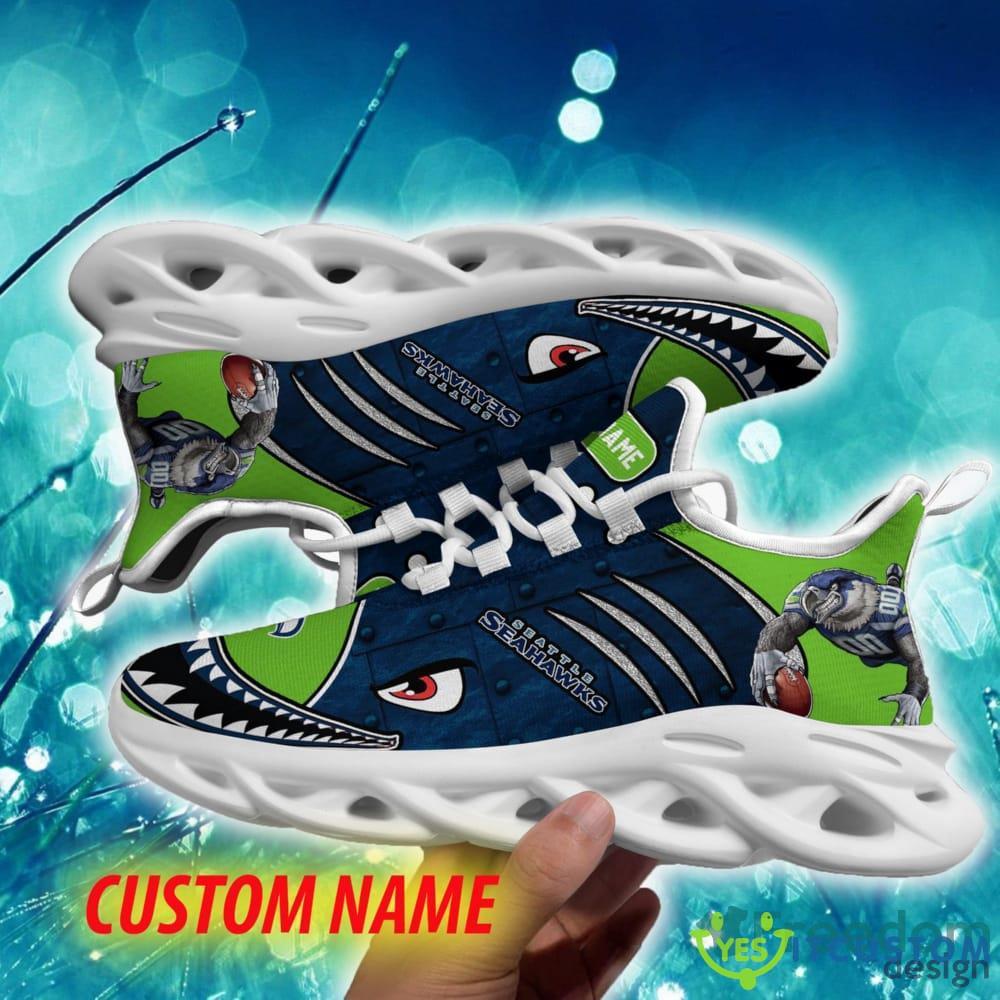 Seattle Seahawks Impression Custom Name Chunky Sneaker AOP Gift Fans Max Soul Shoes 16 Seattle Seahawks Impression Custom Name Chunky Sneaker AOP Gift Fans Max Soul Shoes - Seattle Seahawks Max Soul Sneaker NFL photo 5