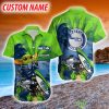 Seattle Seahawks NFL Custom Name Baby Yoda Hawaiian Shirt Summer For Fans Gift - Seattle Seahawks NFL Custom Name Baby Yoda Hawaiian Shirt Summer For Fans Gift