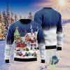 Siberian Husky Santa Sled All Over Printed 3D Ugly Christmas Sweater Christmas Gift Product Photo 1