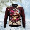 Skull FLower Ugly Sweater Gift For Christmas Product Photo 1