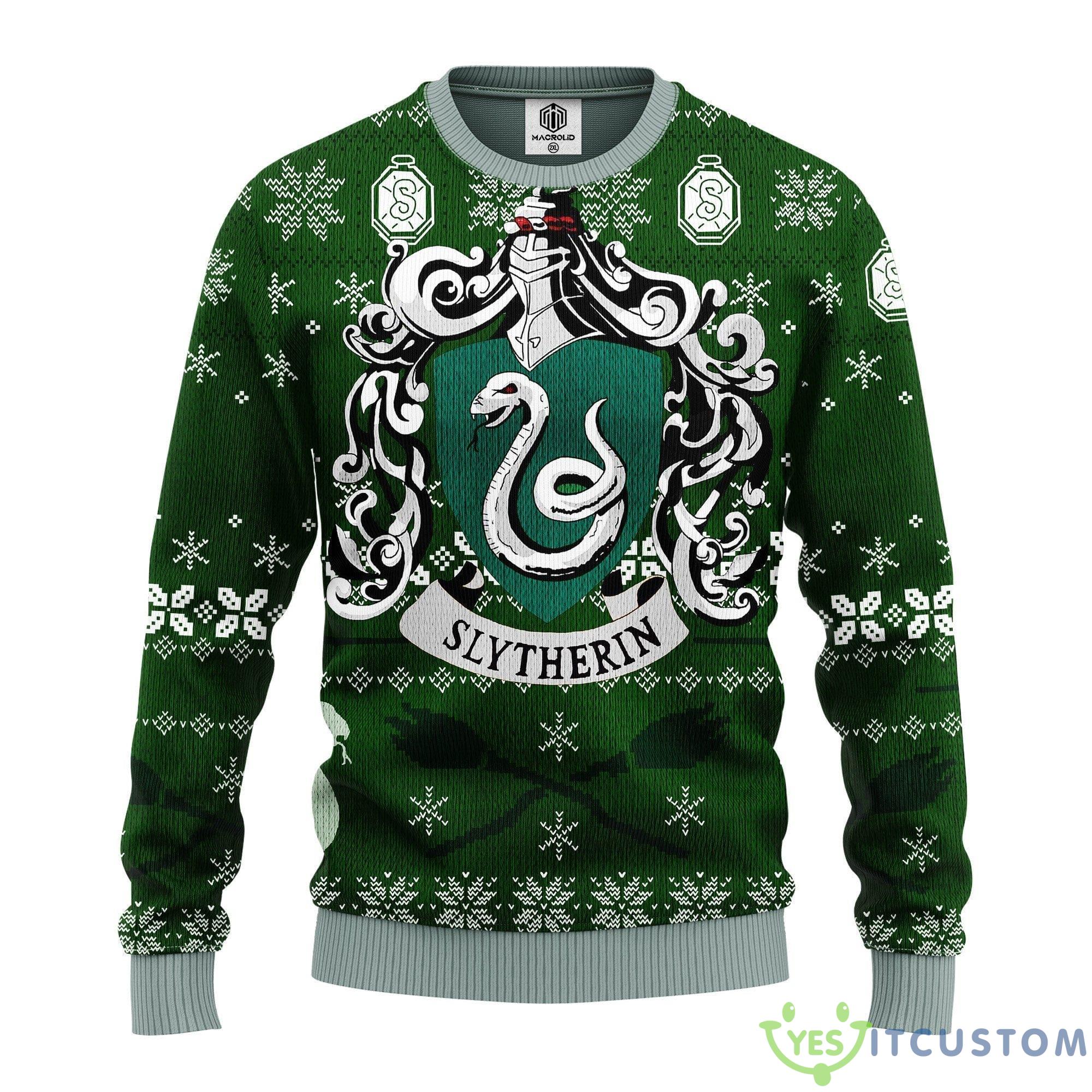 Slytherin Harrypotter Team Thanksgiving Women Mens Ugly Christmas Sweater - Slytherin Harrypotter Team Ugly Christmas Sweater Amazing Gift Idea Thanksgiving Gift