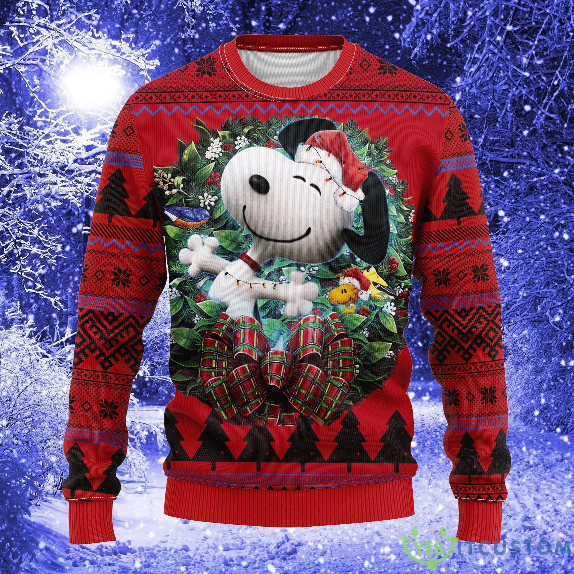 Snoopy In Peanuts Noel Mc Thanksgiving Women Mens Ugly Christmas Sweater - Snoopy In Peanuts Noel Mc Ugly Christmas Sweater Thanksgiving Gift_1