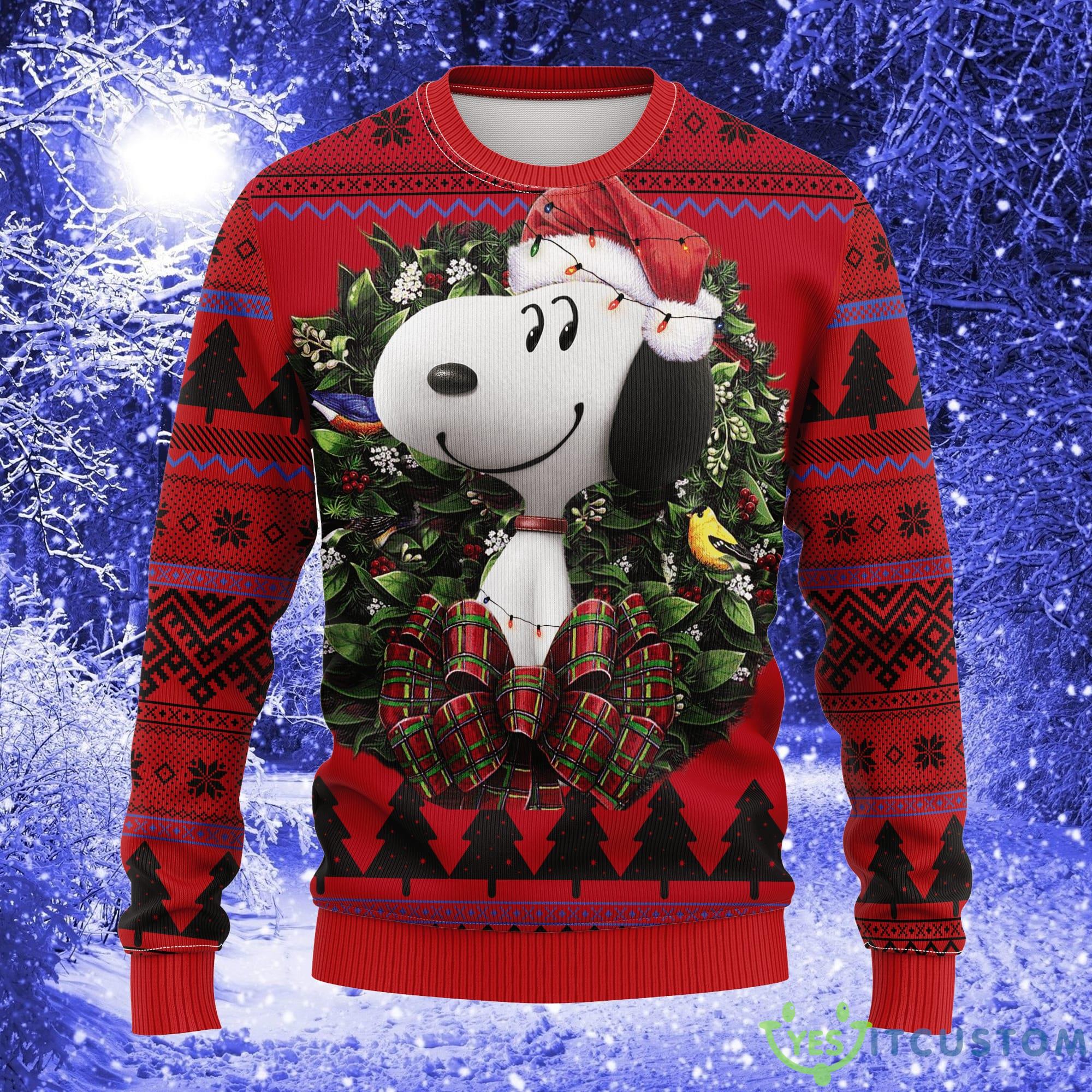 Snoopy Noel Mc Thanksgiving Women Mens Ugly Christmas Sweater - Snoopy Noel Mc Ugly Christmas Sweater Thanksgiving Gift_1