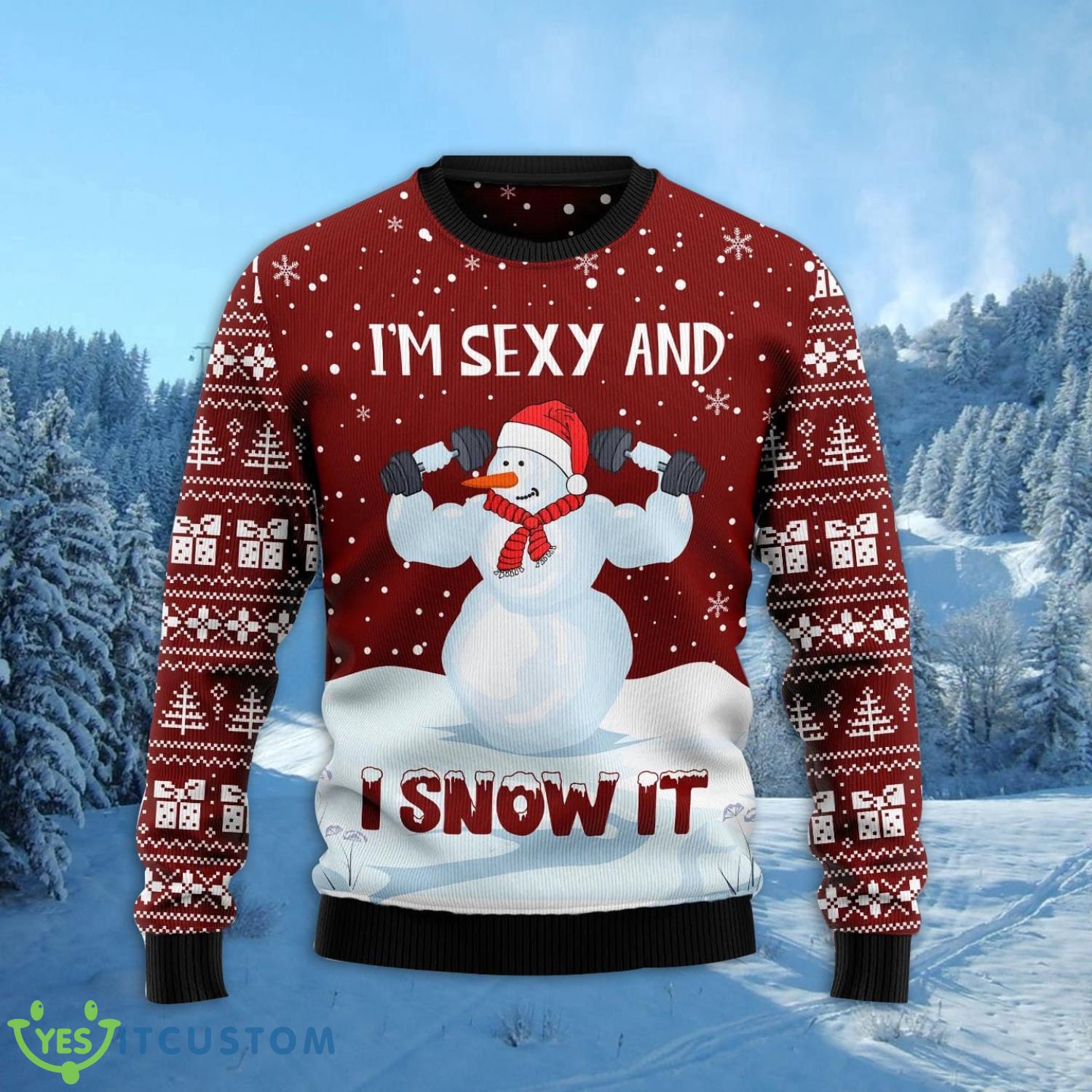 Snowman Christmas 3D Ugly Christmas Sweater For Men And Women Christmas Gift 8 Snowman Christmas 3D Ugly Christmas Sweater For Men And Women Christmas Gift Product Photo 2