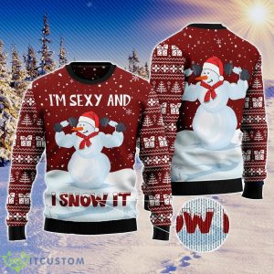 Snowman Christmas 3D Ugly Christmas Sweater For Men And Women Christmas Gift Product Photo 1