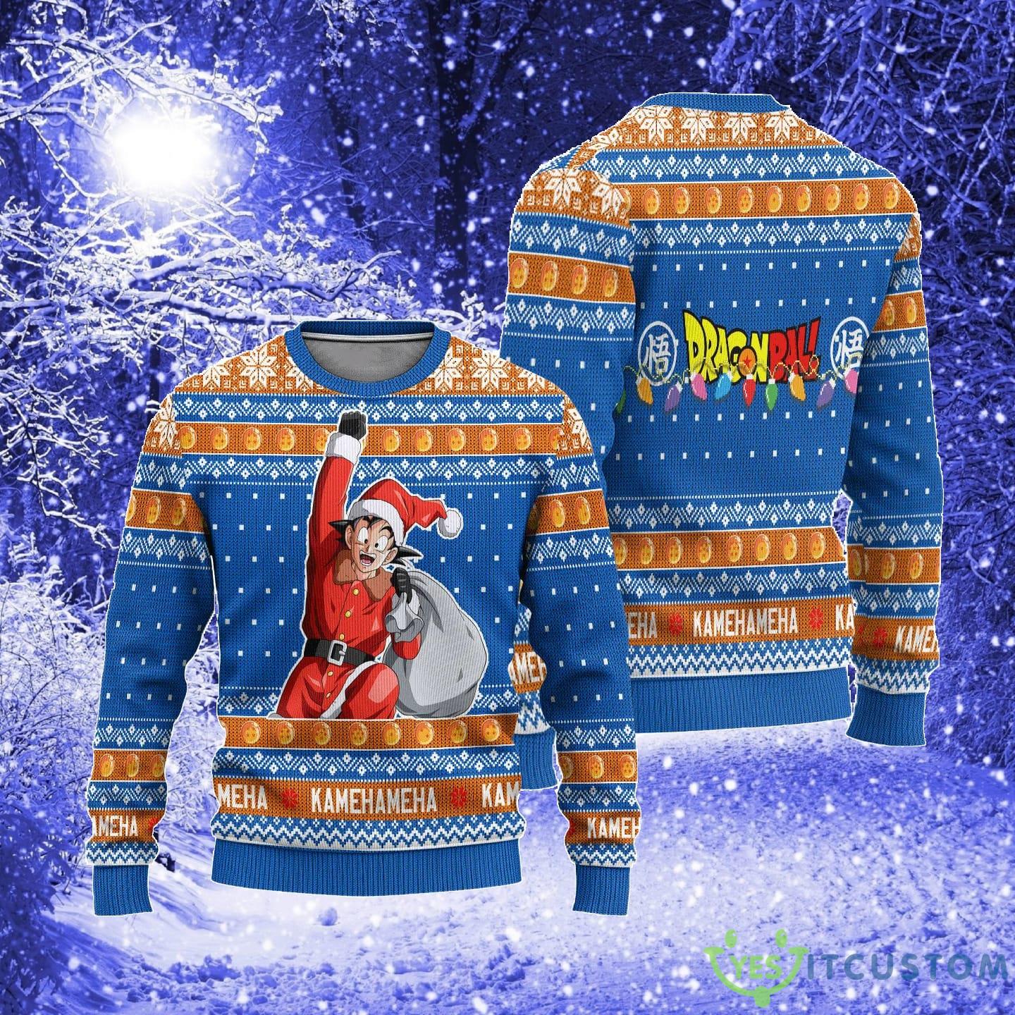 Son Goku Dragon Ball Anime Xmas Women Mens Ugly Christmas Sweater 3 Son Goku Dragon Ball Anime Xmas Women Mens Ugly Christmas Sweater - Son Goku Dragon Ball Anime Ugly Christmas Sweater Xmas Gift_3