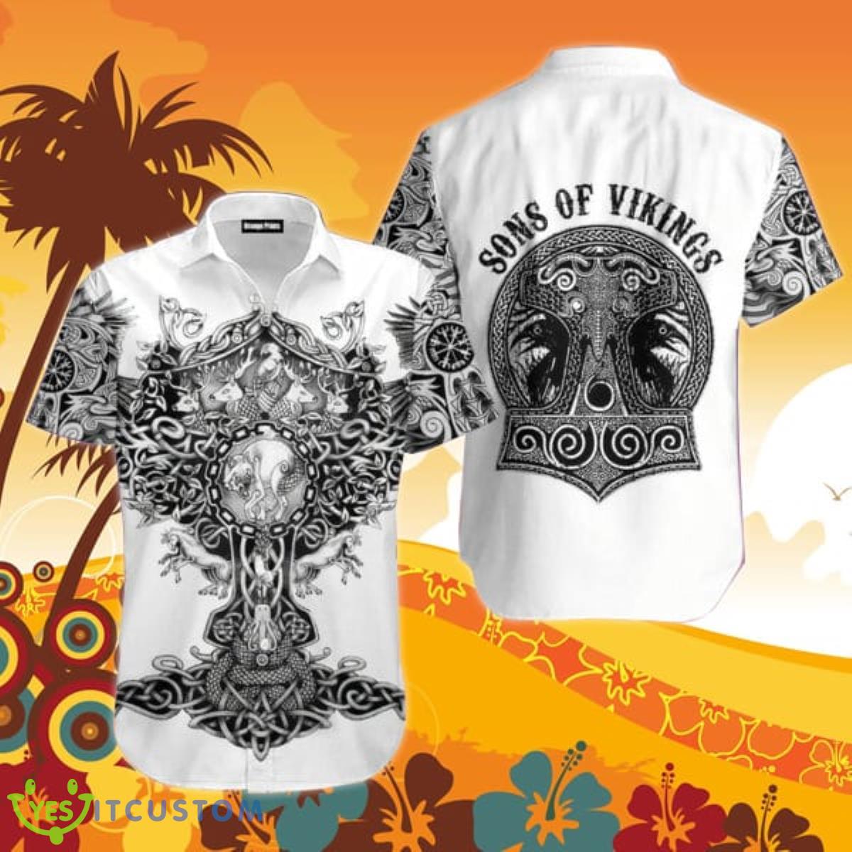 Sons Of Vikings Hawaiian Shirt For Men And Women Product Photo 1